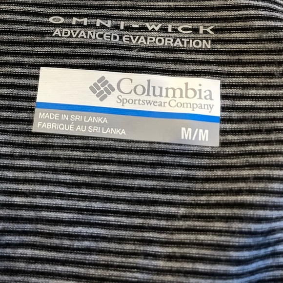 COLUMBIA Gray & black sweater size M - Picture 2 of 7